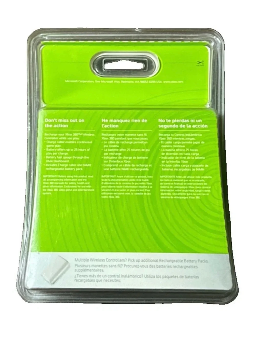 Microsoft Xbox 360 Live Quick Charge + Play & Charge Kit NEW SEALED